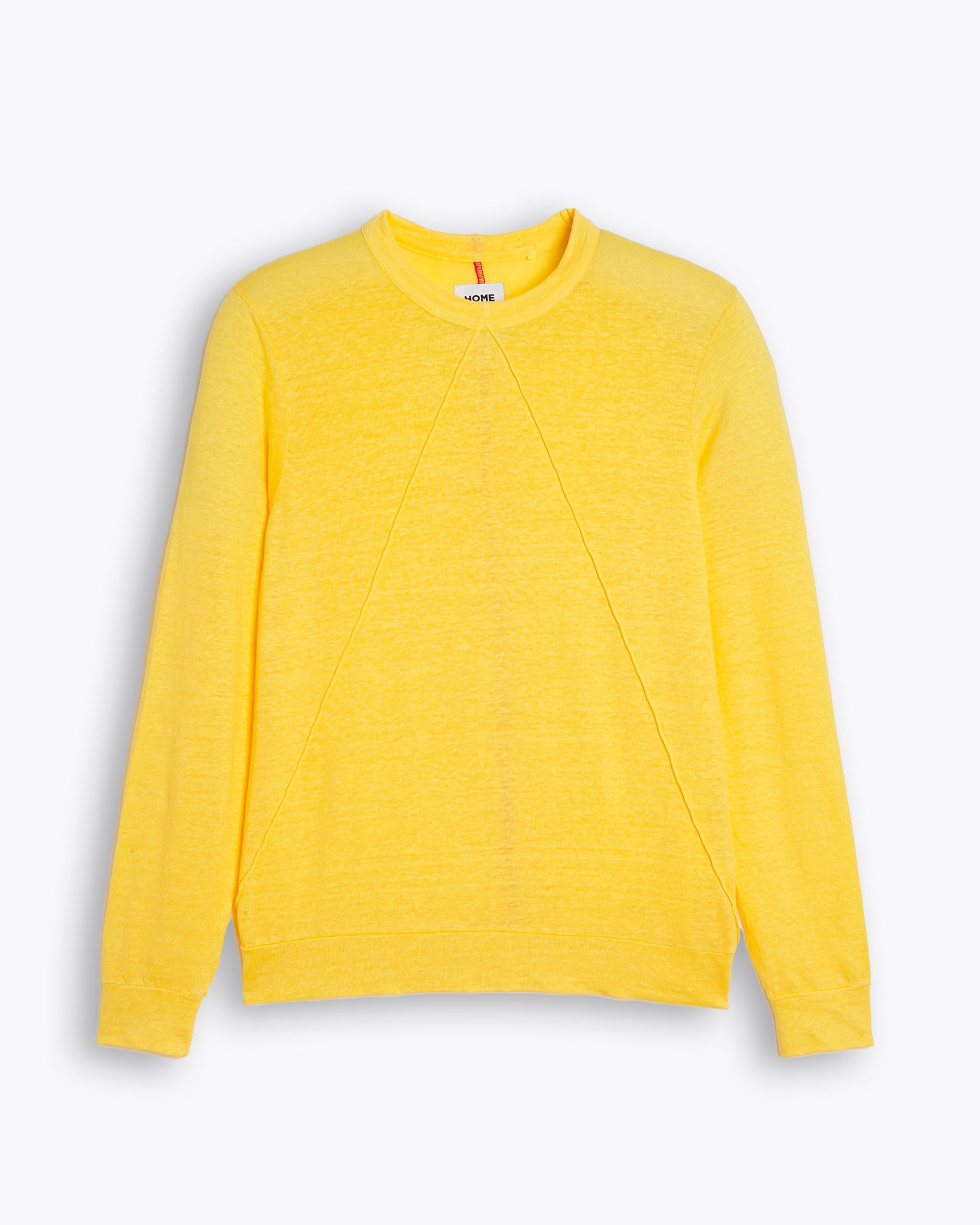 LINEN SWEAT L/S YELLOW