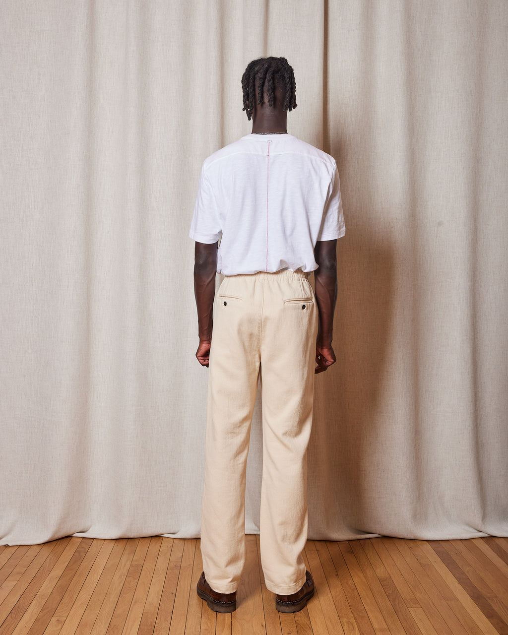 MAJI RUST PANT CREAM PANTS