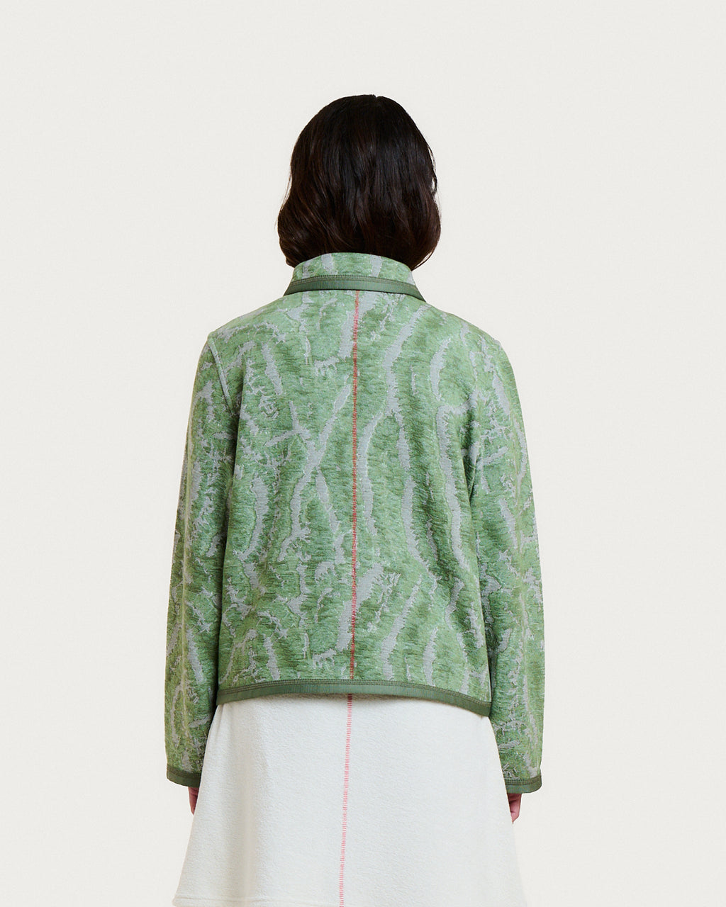 VESTE MIA CORAL GREEN MULTI
