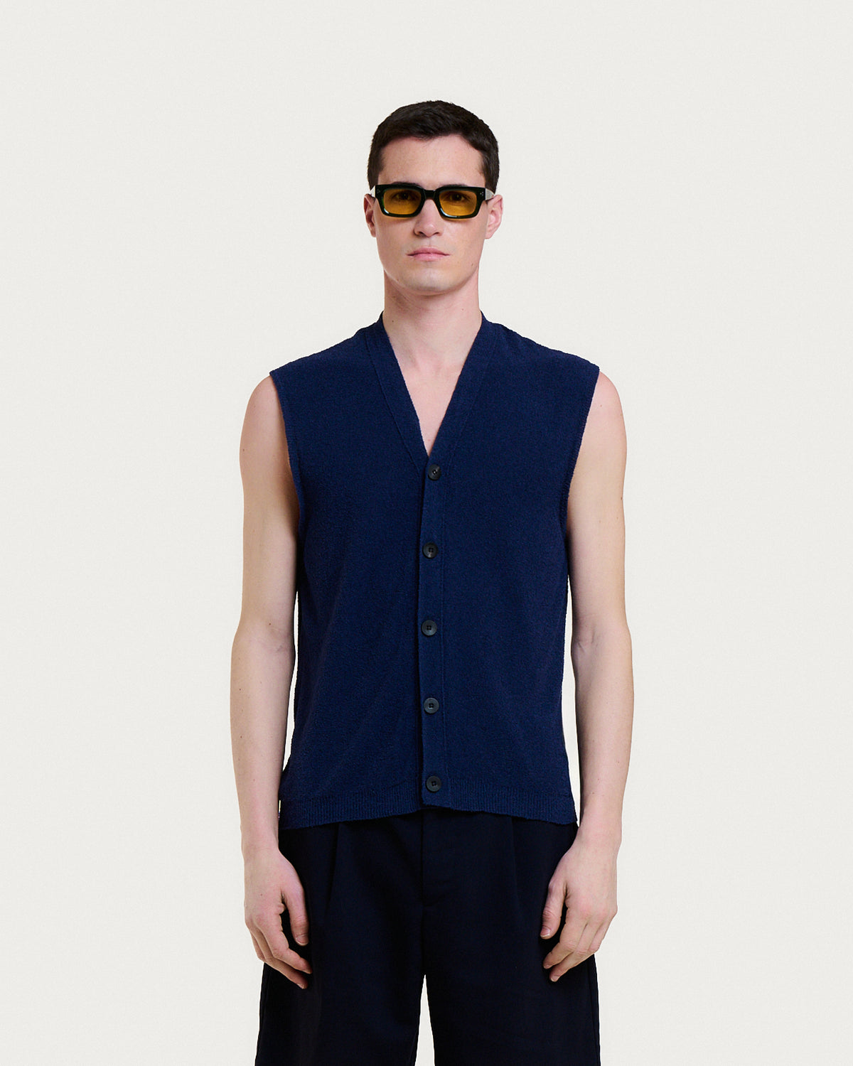 GILET MASTRO SPUMA NAVY