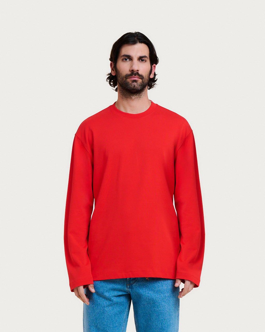 T-SHIRT MKO LONG POMODORO RED