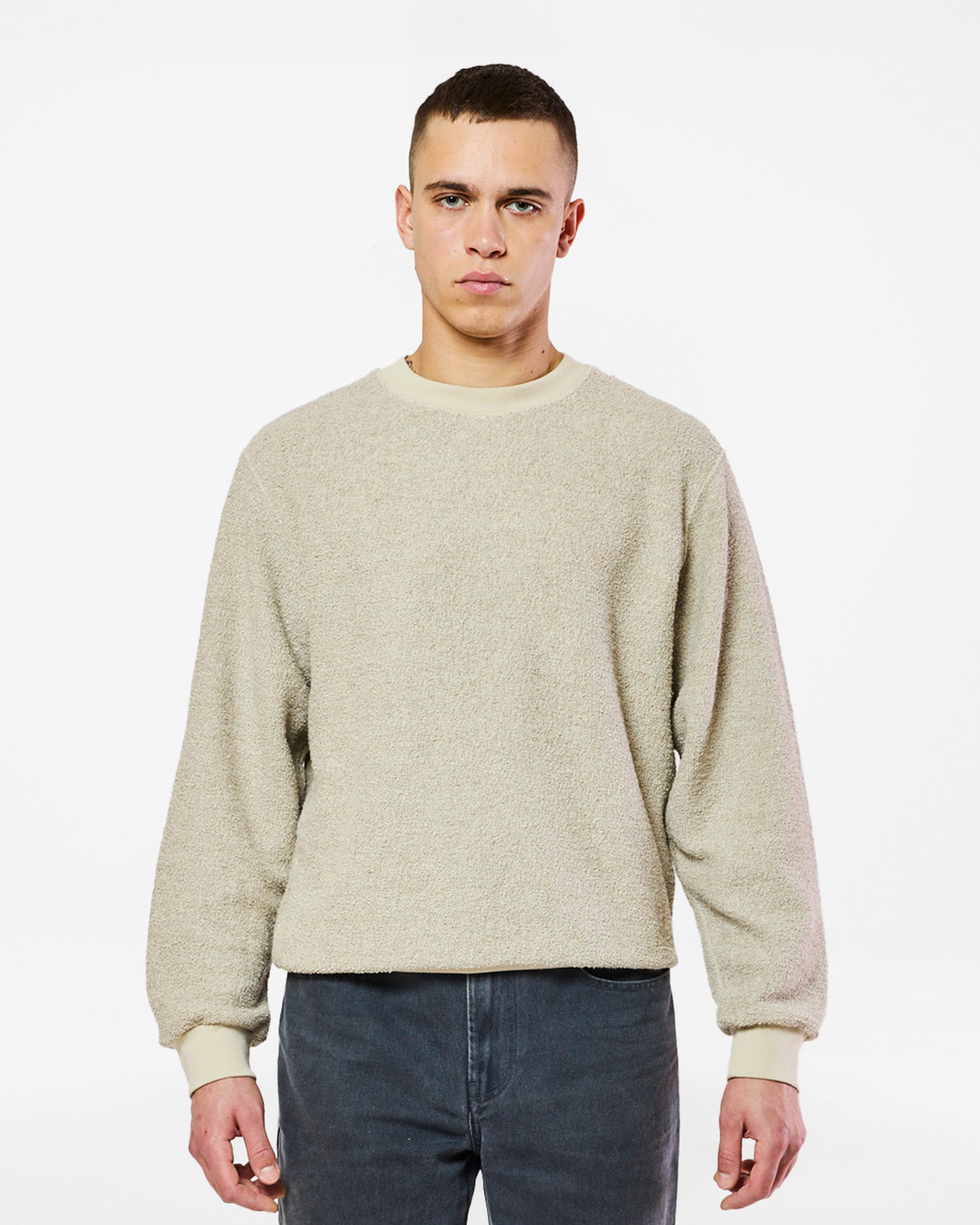 SWEATSHIRT MKO HEMP SWEAT ECRU