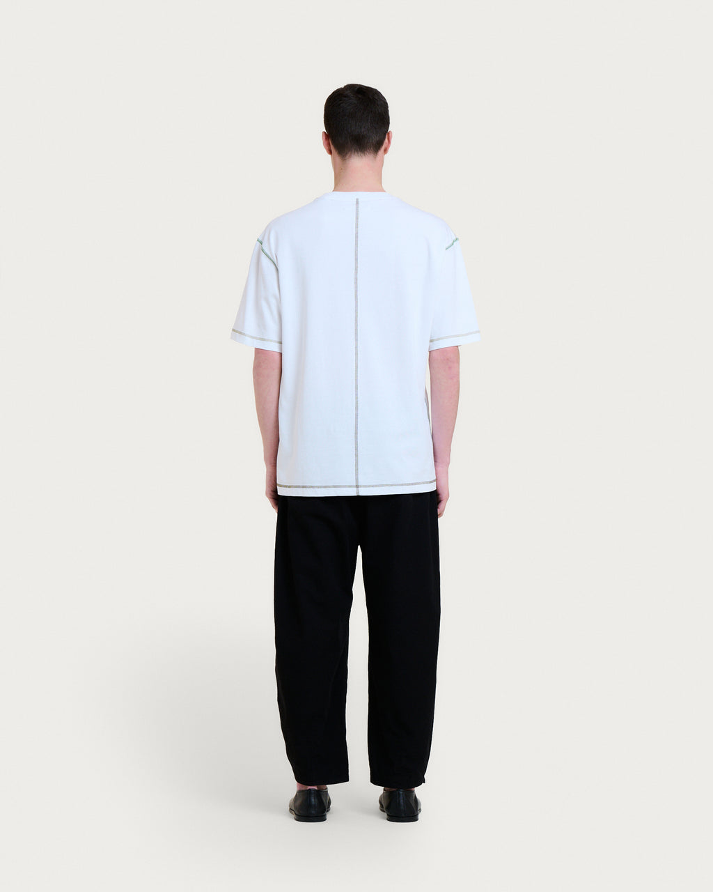 MULTICO BASEBALL WHITE-GREEN T-SHIRT