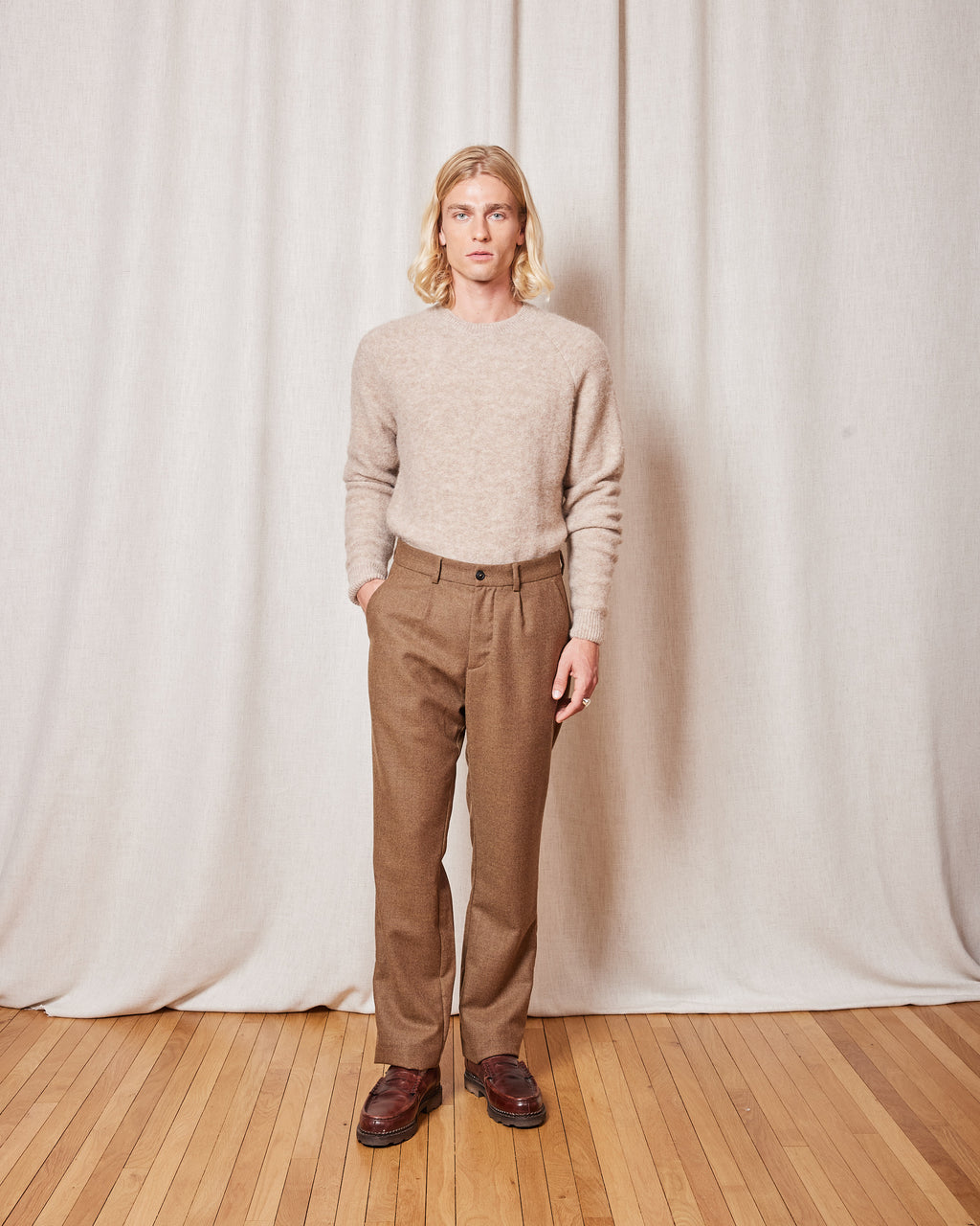 OREL MARZ CHESTNUT TROUSERS