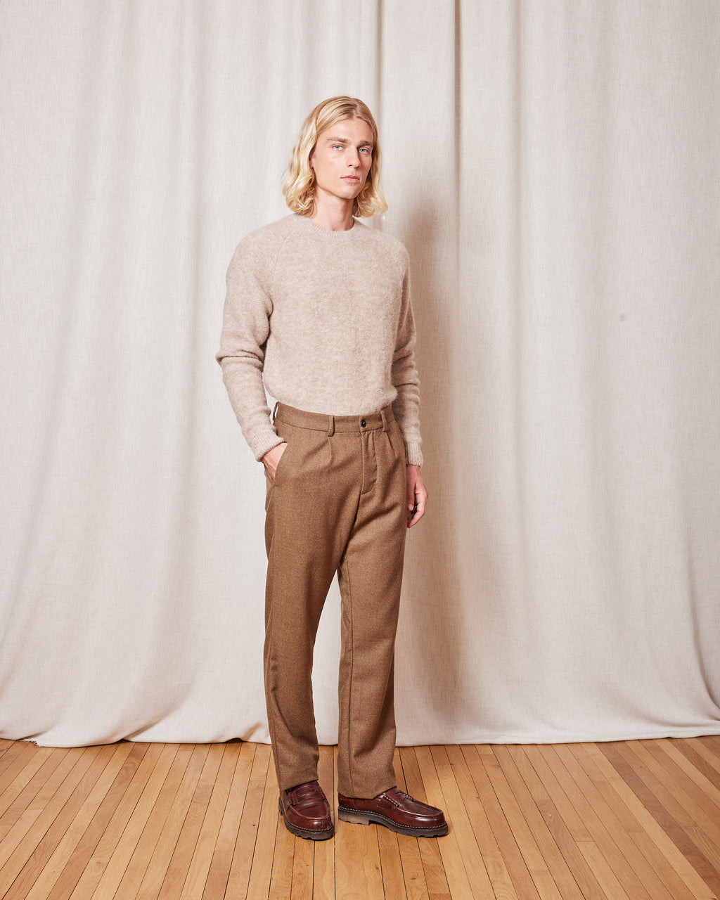 OREL MARZ CHESTNUT TROUSERS