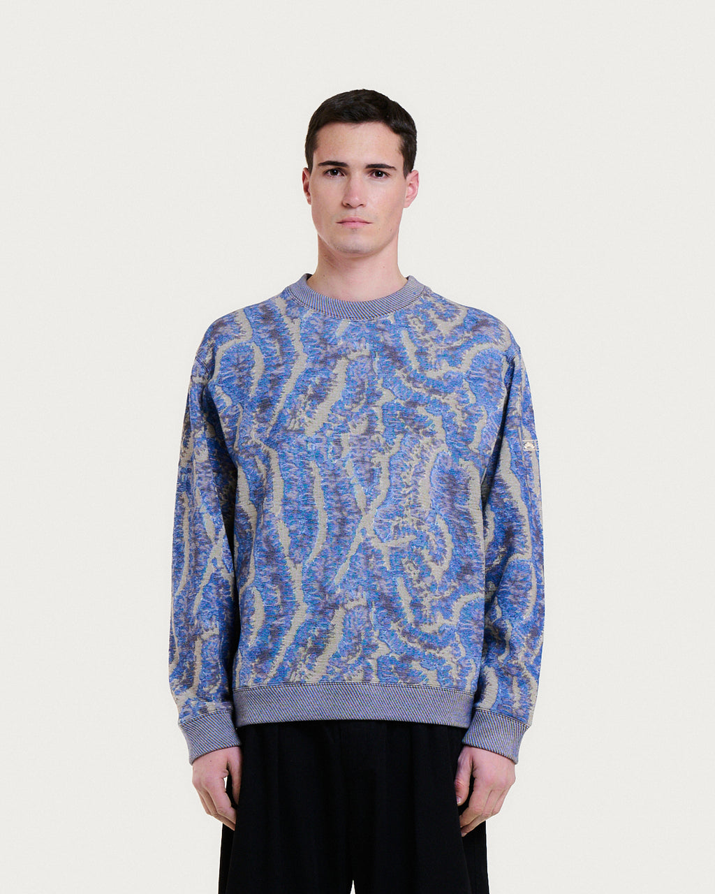 PAC CORAL BLUE MULTI SWEATSHIRT