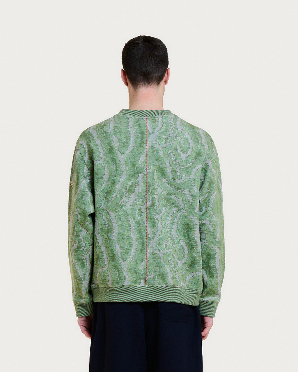 PAC CORAL GREEN MULTI SWEATSHIRT