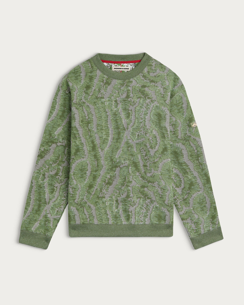 PAC CORAL GREEN MULTI SWEATSHIRT