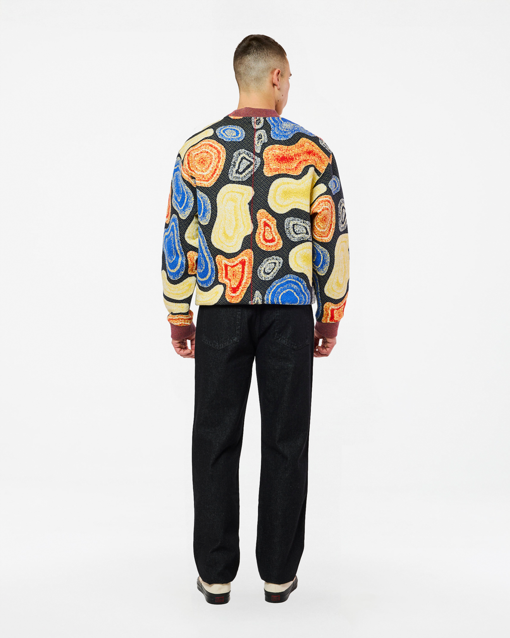 PAC GOLGI NAVY-MULTI SWEATSHIRT