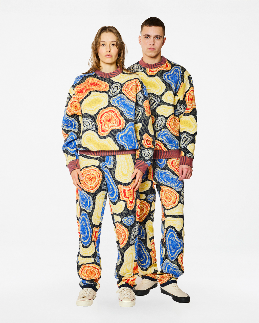 PAC GOLGI NAVY-MULTI SWEATSHIRT