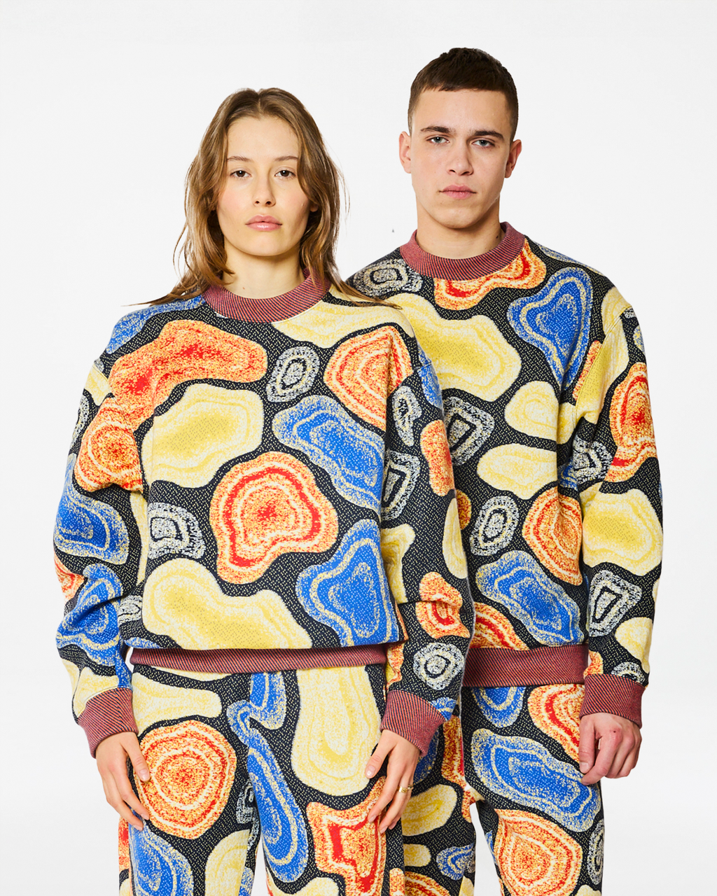PAC GOLGI NAVY-MULTI SWEATSHIRT