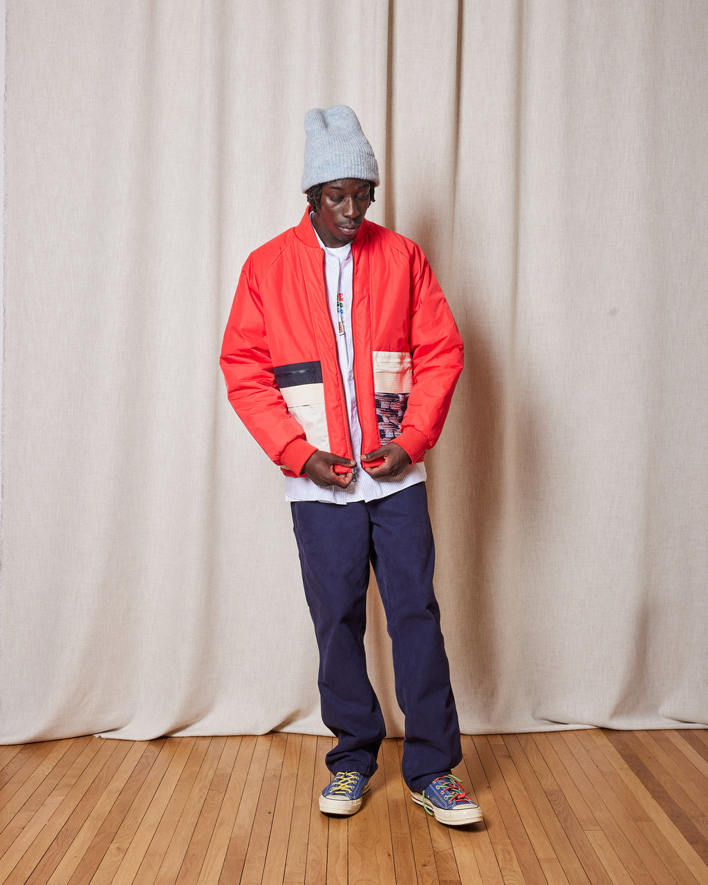 VESTE JR PUFFER BIG RED