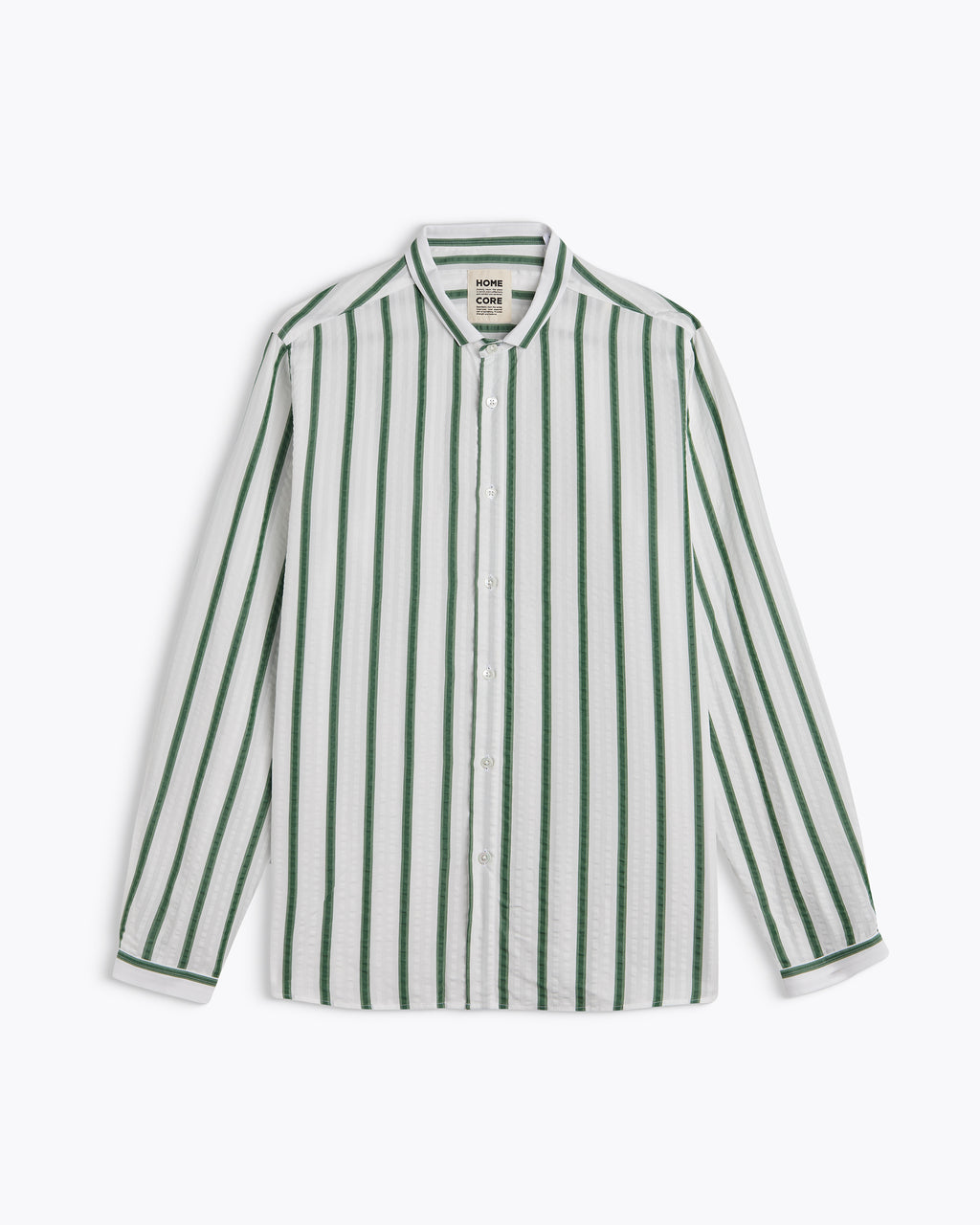 PALA TENCEL GREEN STRIPES SHIRT