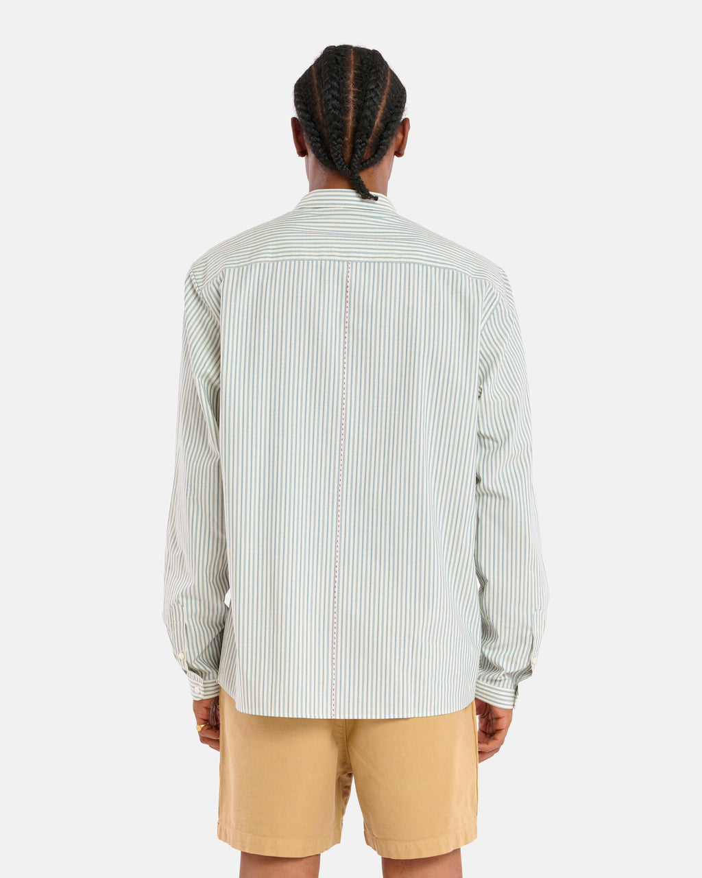 CHEMISE PALA BARRE ECRU-BLUE
