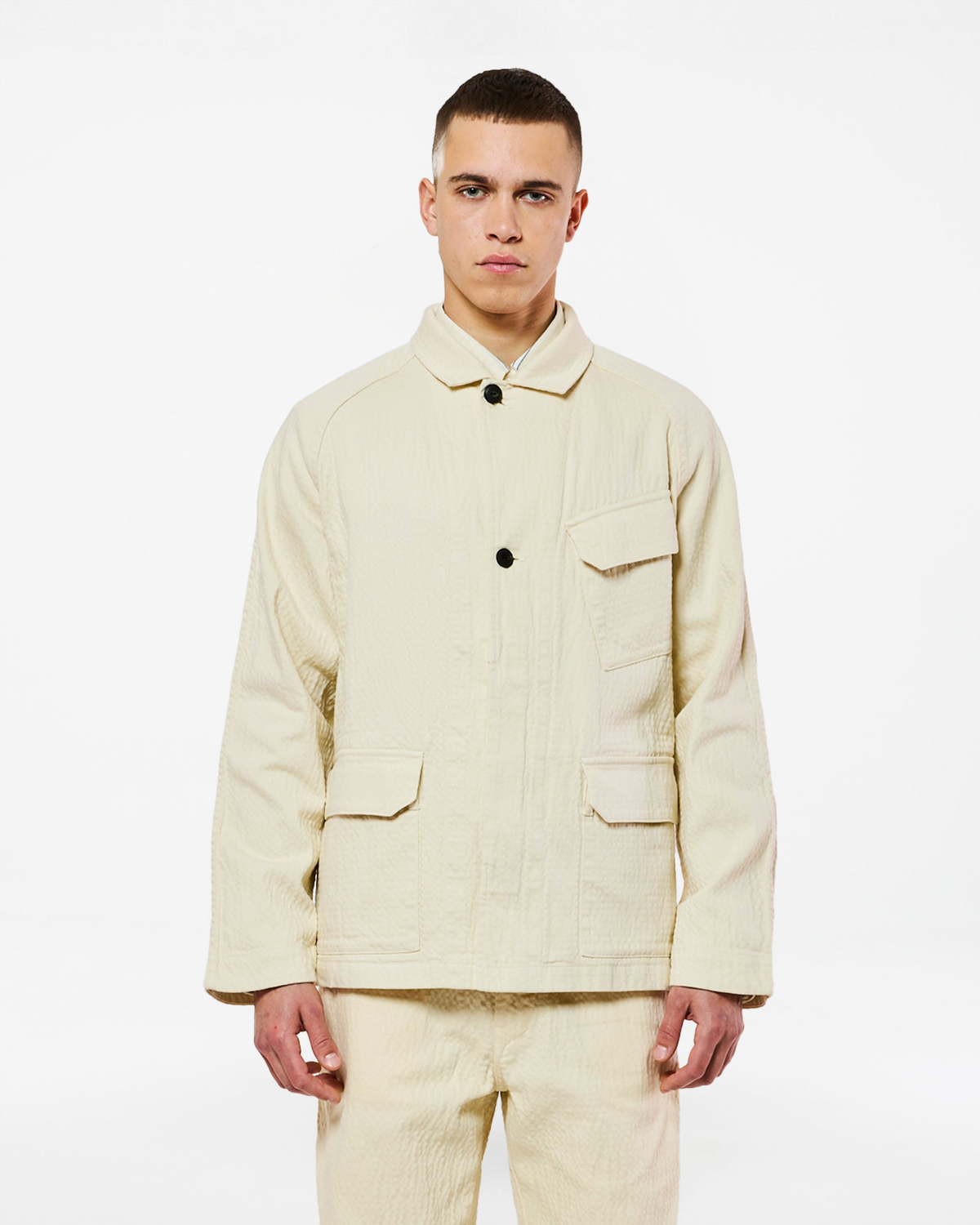 VESTE PANEV RIPPLE IVORY