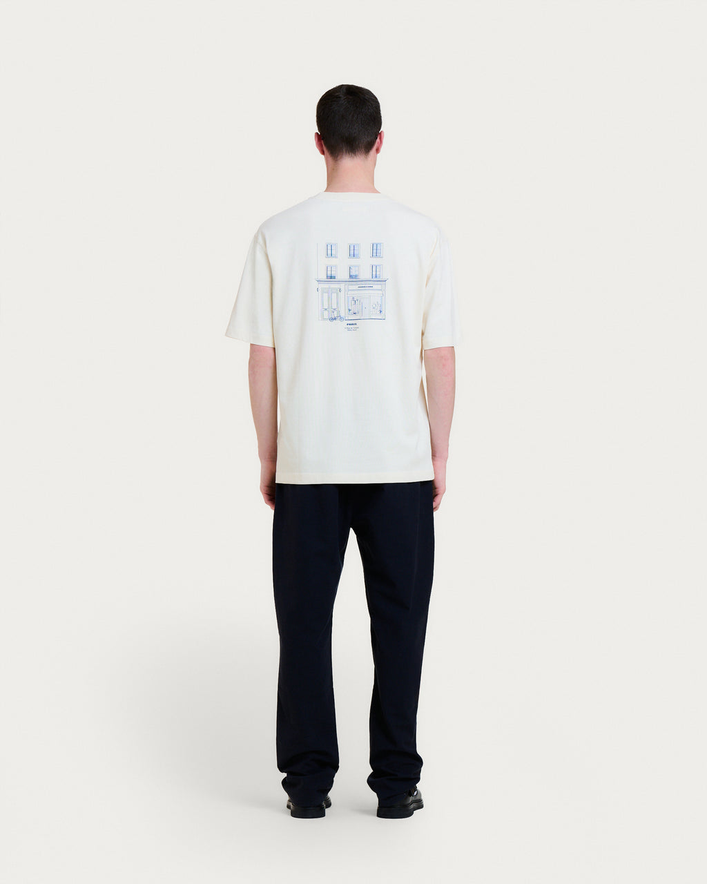 T-SHIRT PARIS 4 TEE CREAM