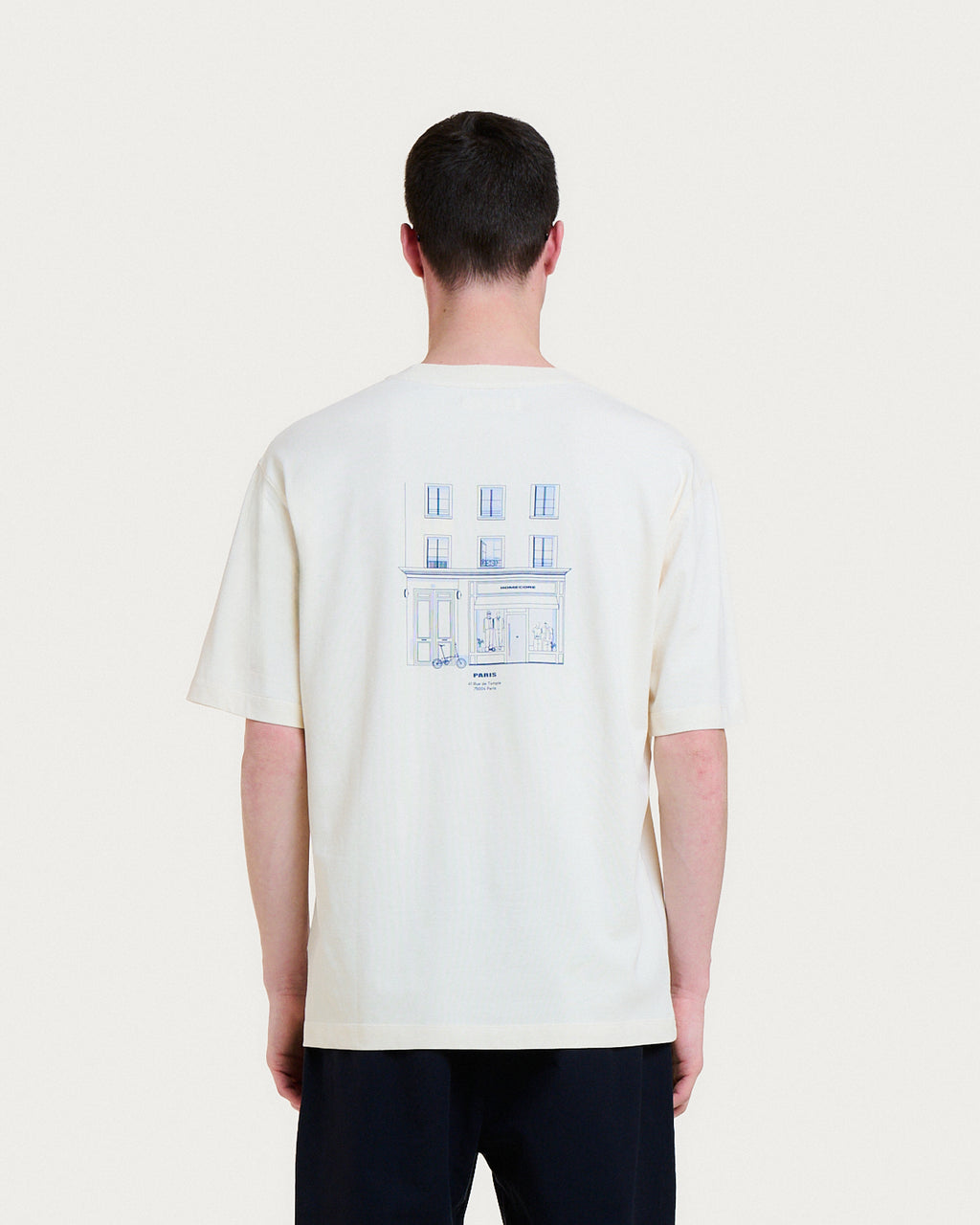 T-SHIRT PARIS 4 TEE CREAM