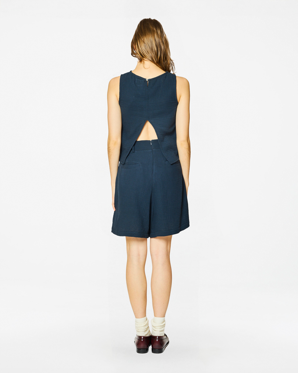 POLINA DARK NAVY TOP