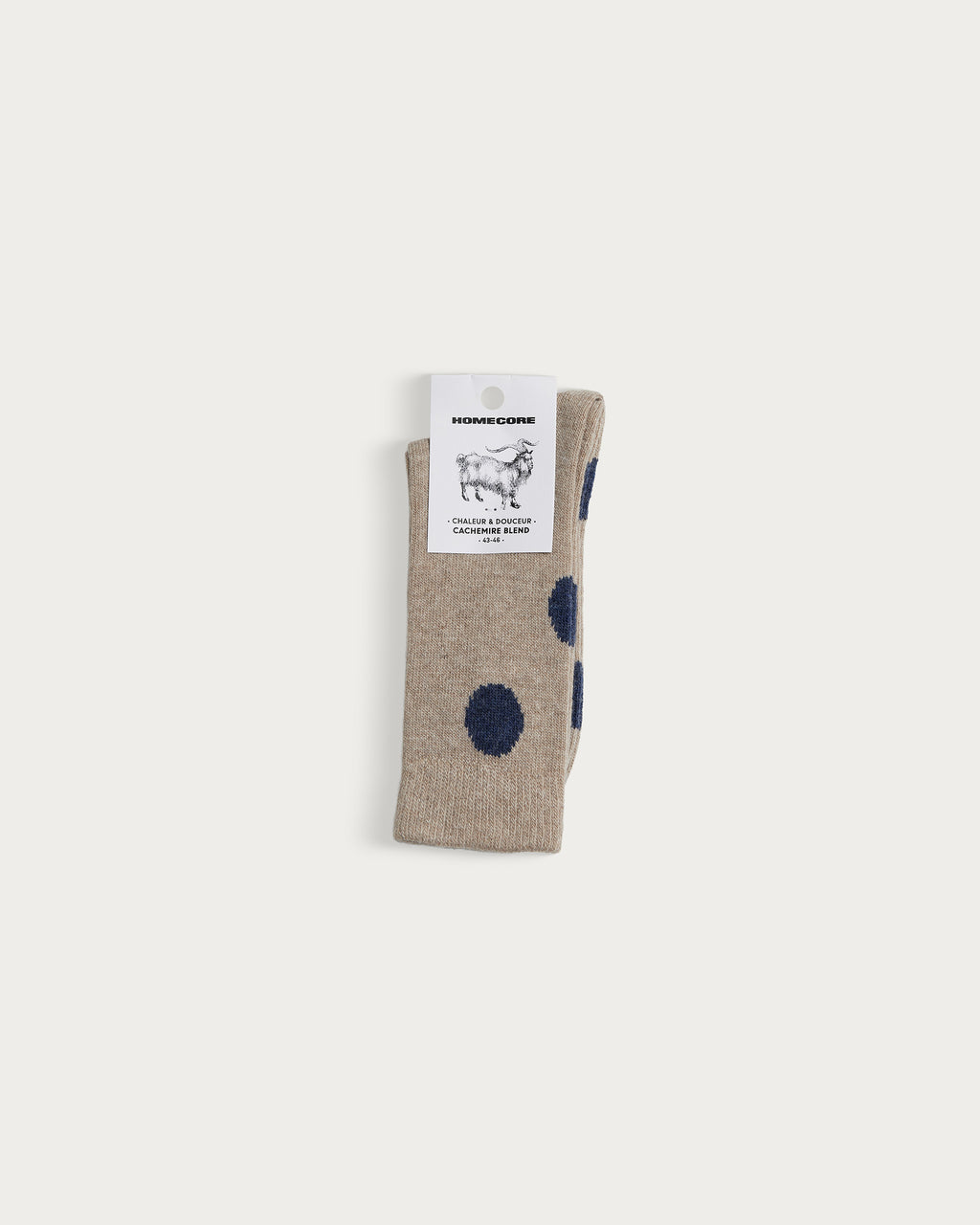 POLKA DOT SOCKS AGAVE-NAVY