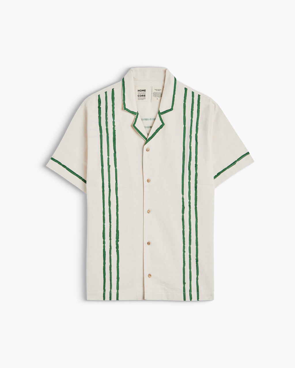PRAIA GREEN STRIPES SHIRT