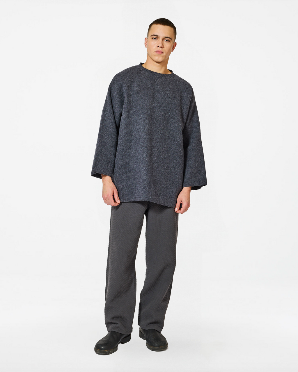 PULLOVER WOOLLY ANTHRACITE