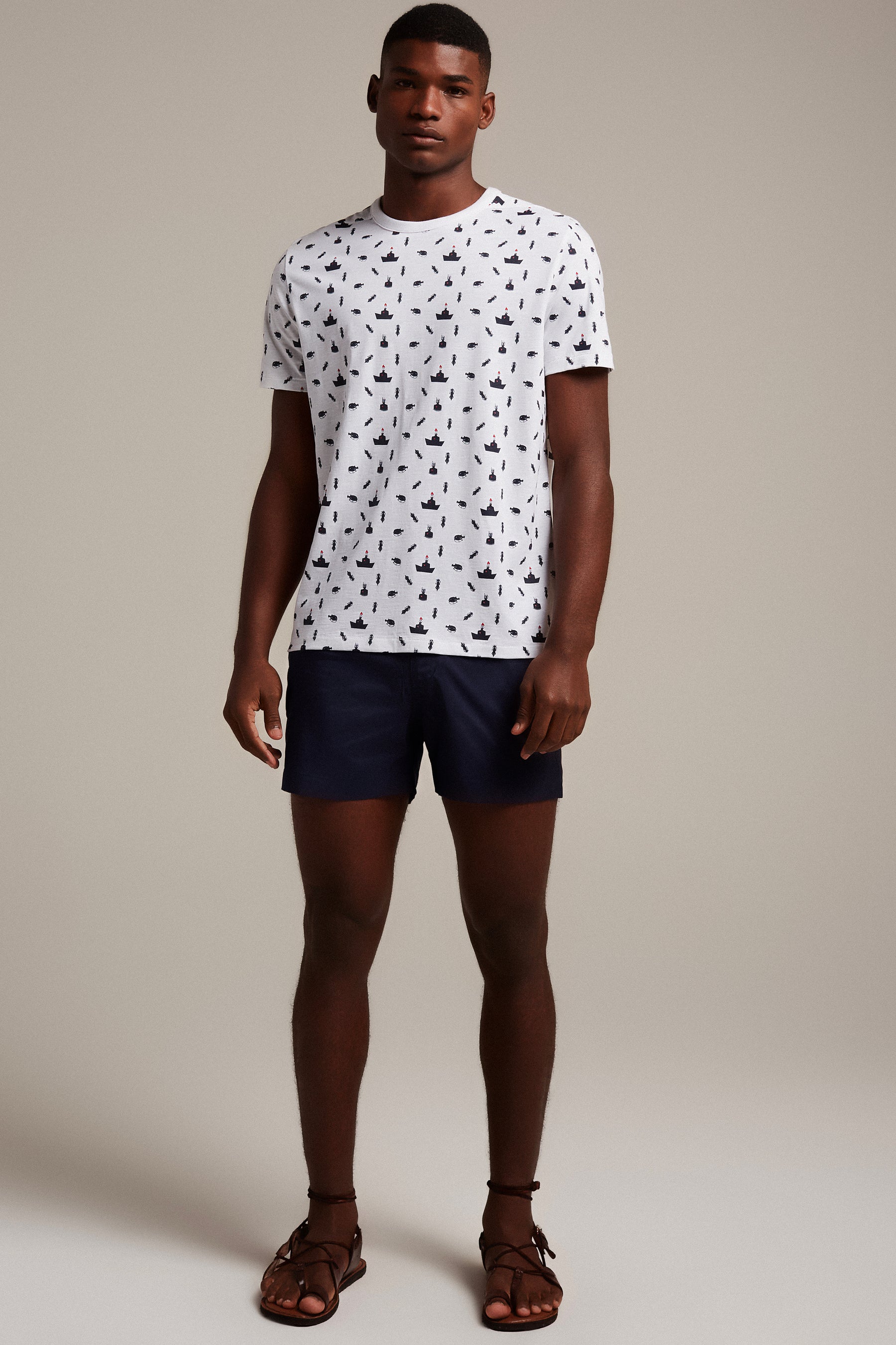 RODGER BIO COUSTEAU WHITE/NAVY