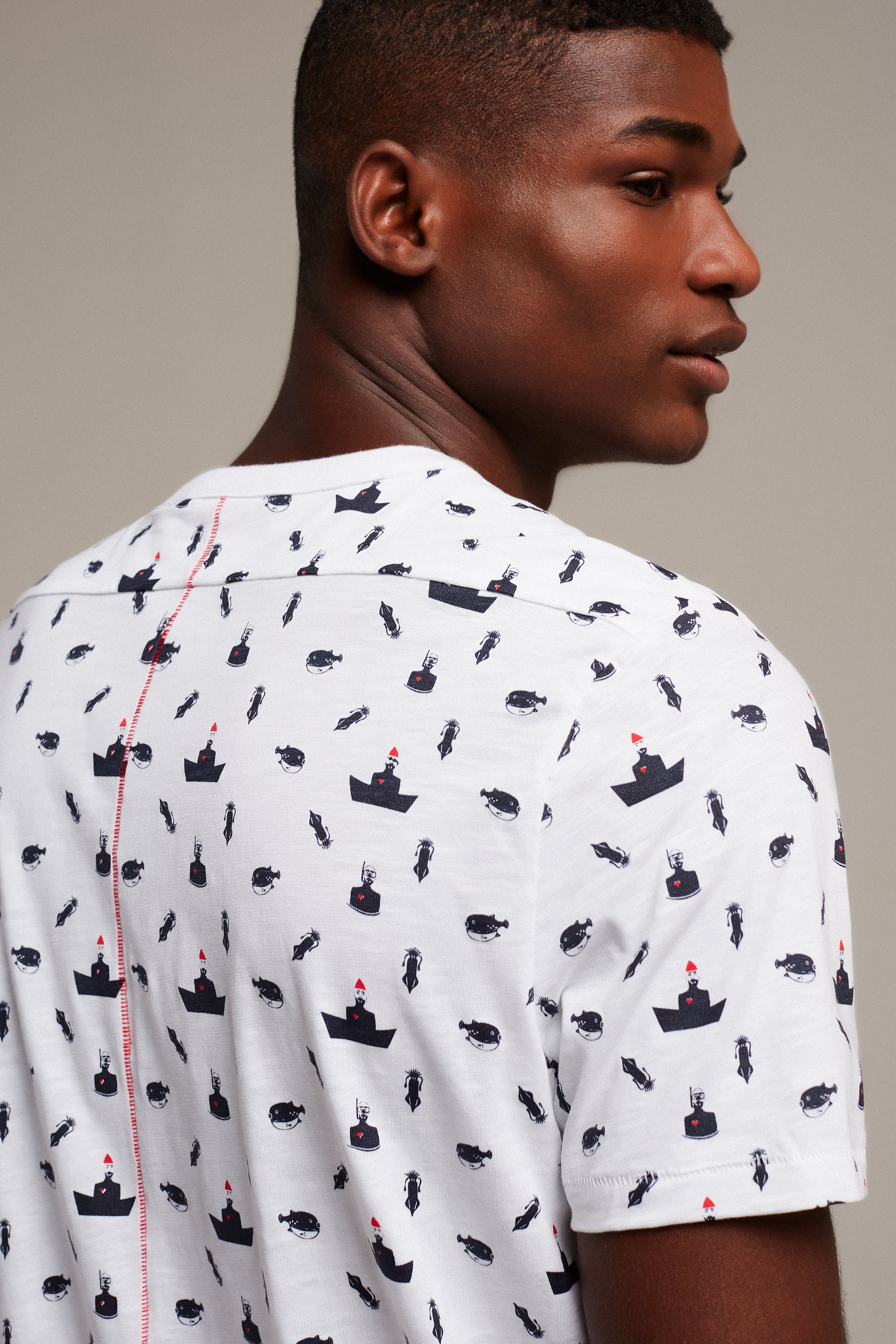 RODGER BIO COUSTEAU WHITE/NAVY