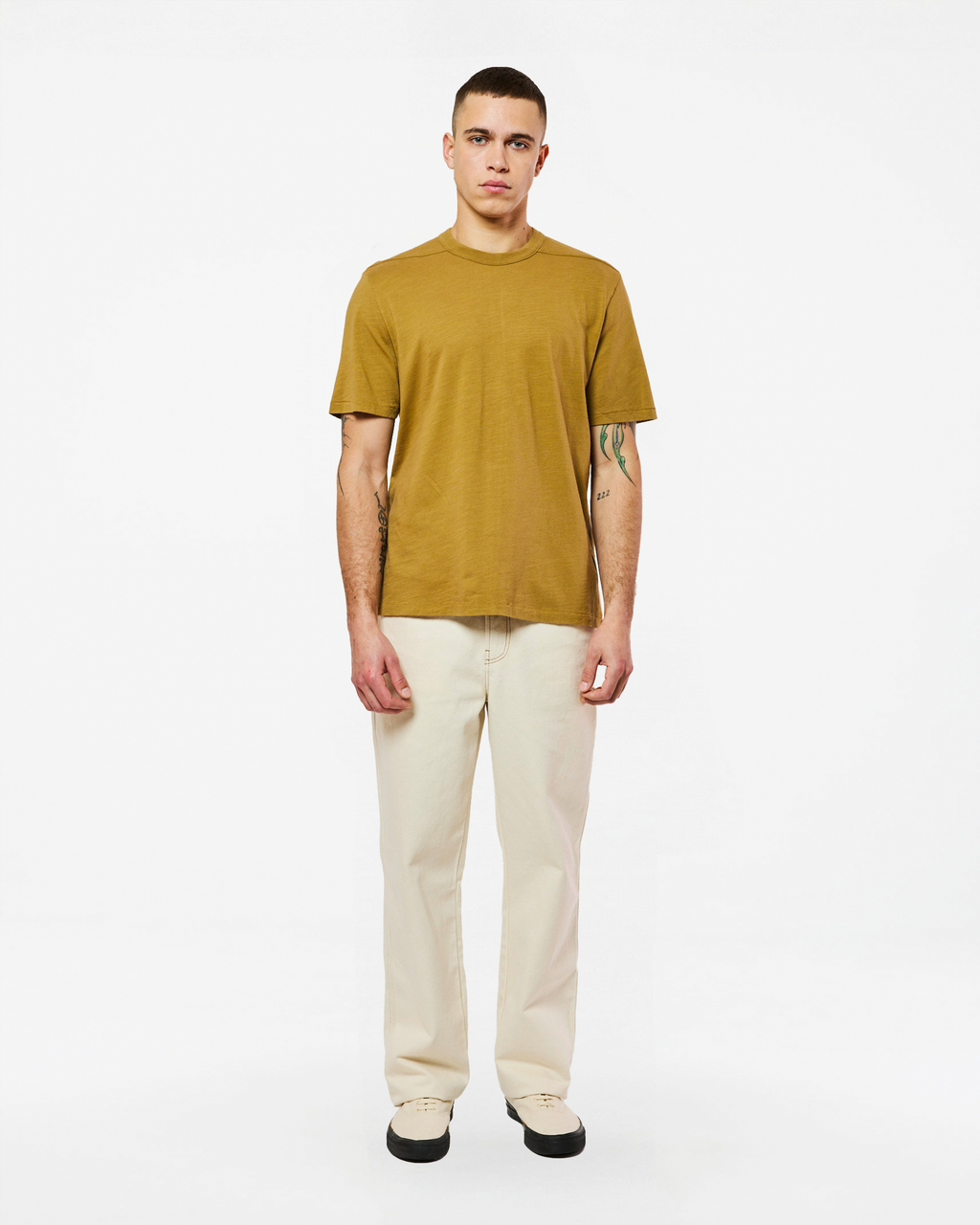 RODGER H GOLDEN BROWN T-SHIRT