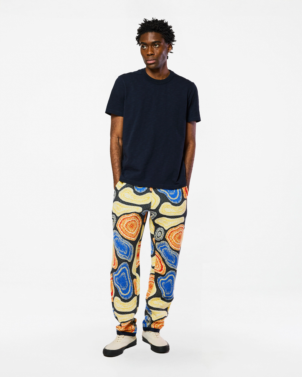 RODGER H NAVY T-SHIRT