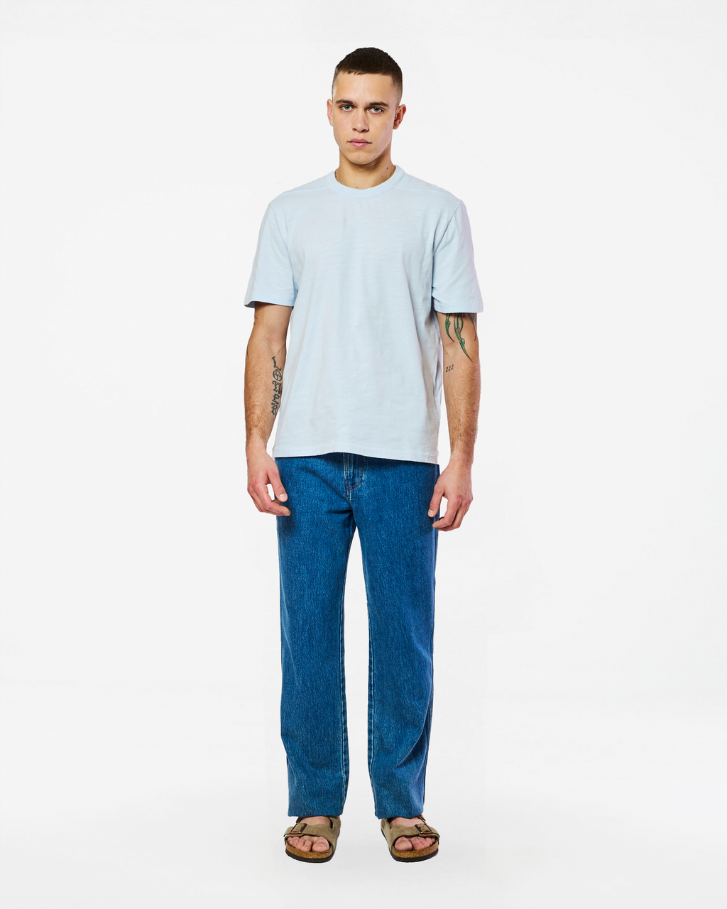 RODGER H PASTEL BLUE T-SHIRT