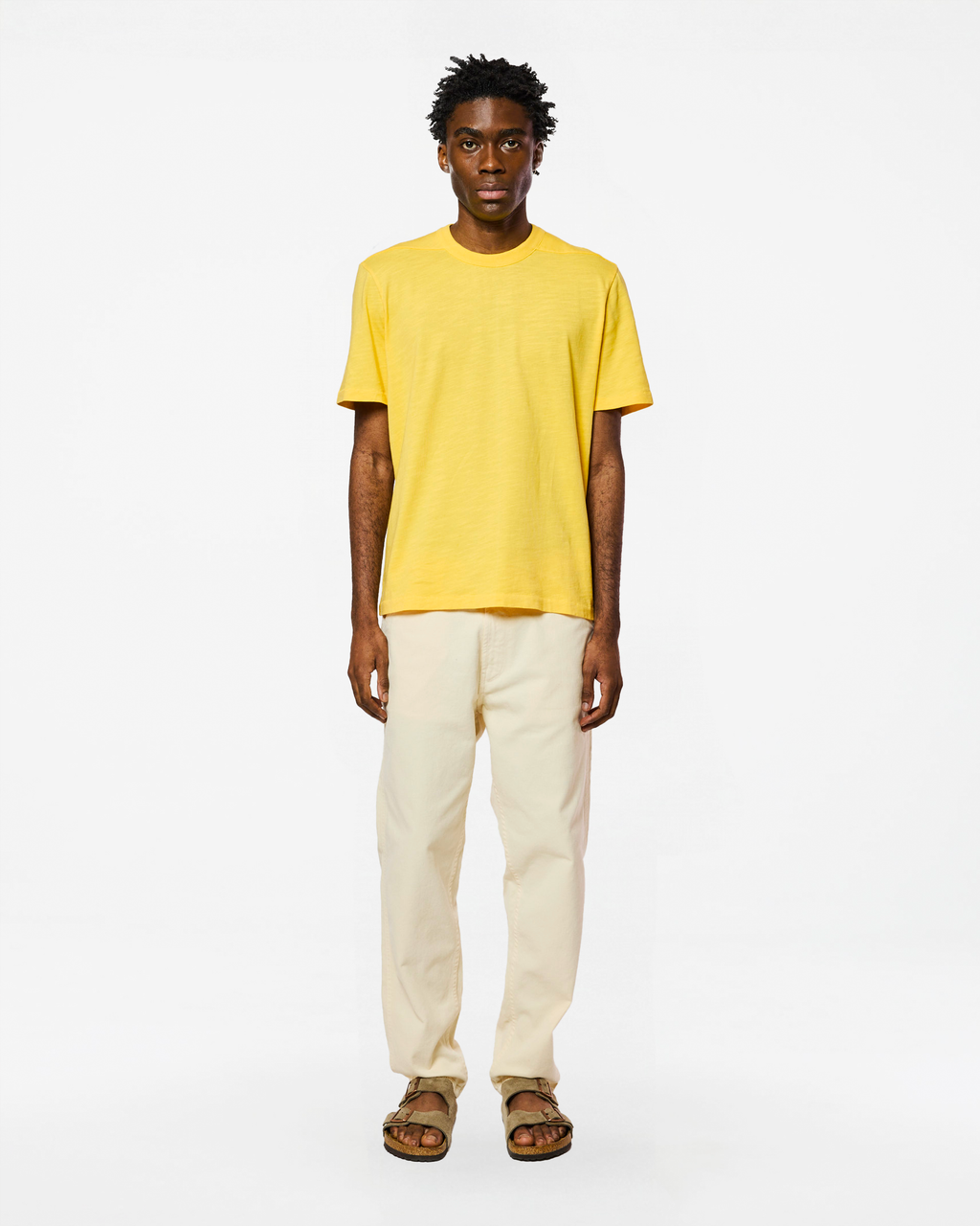 RODGER H SOFT YELLOW T-SHIRT