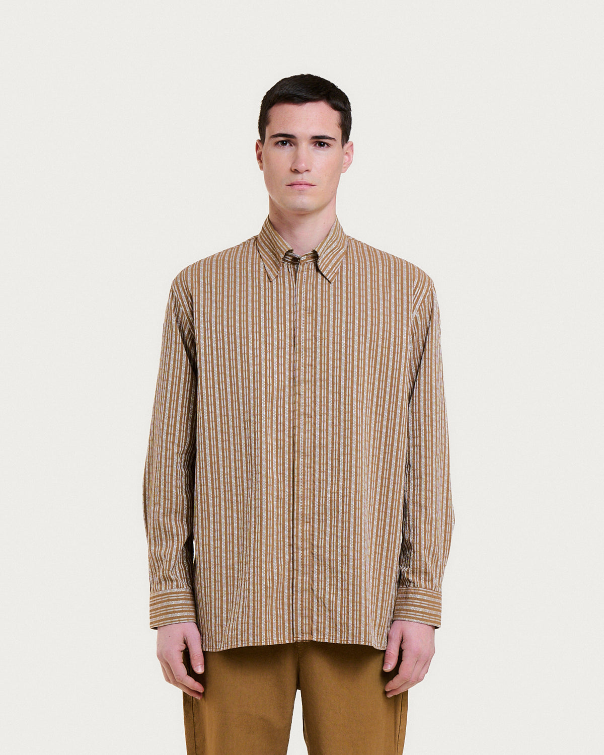 SHADOW GARLAND ROOT BROWN SHIRT