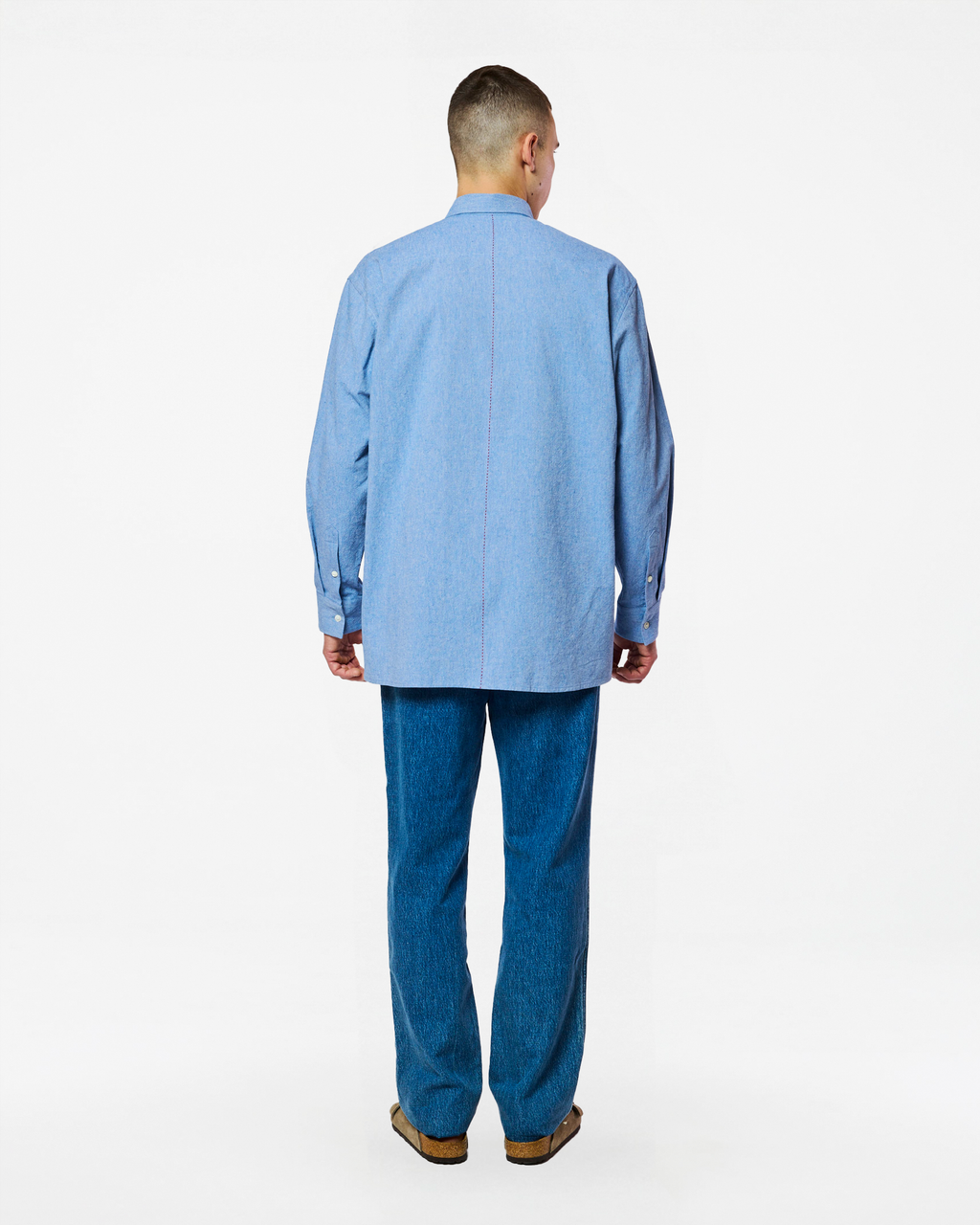 CHEMISE SHADOW CHAMBRAY LIGHT BLUE