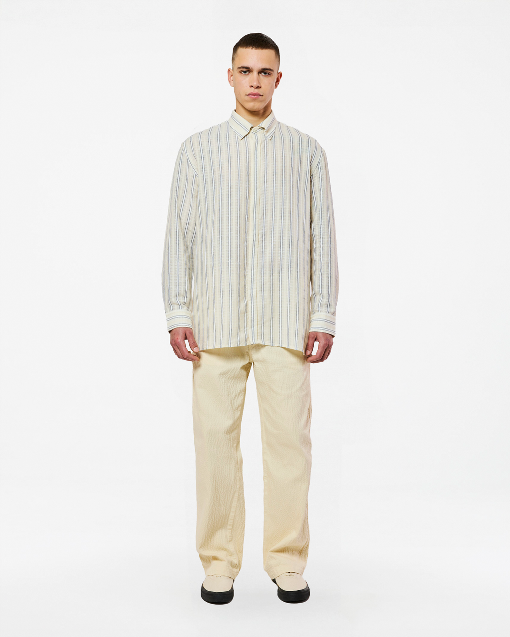 CHEMISE SHADOW TRACKS BLACK STRIPES