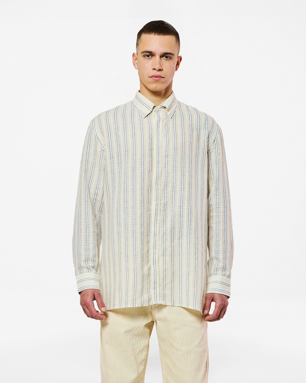 CHEMISE SHADOW TRACKS BLACK STRIPES