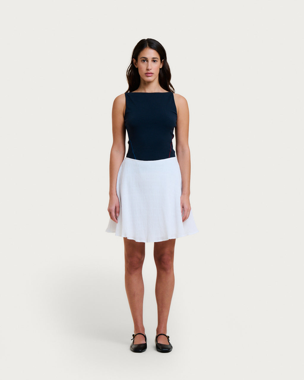 MOYA WHITE SUN SKIRT