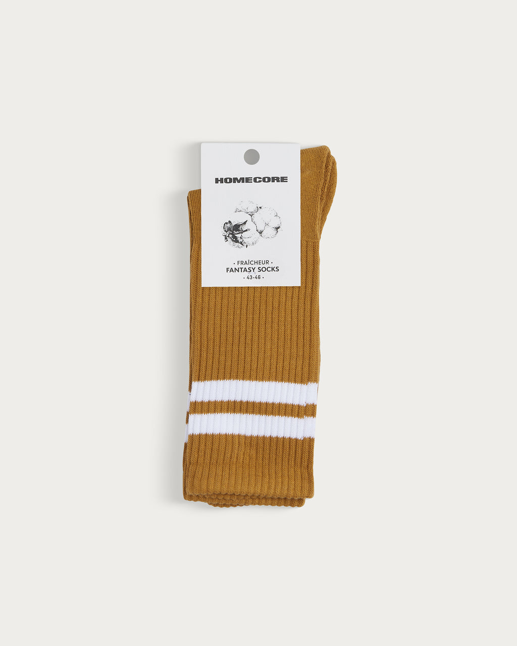 CHAUSSETTES DE SPORT CARAMEL