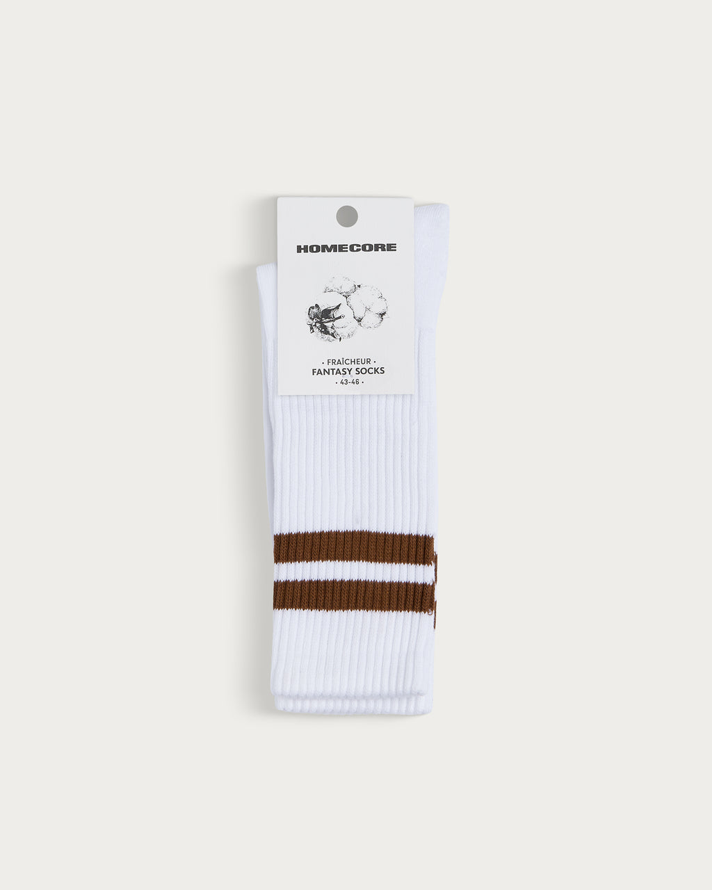 CHAUSSETTES DE SPORT WHITE-CHOCOLATE