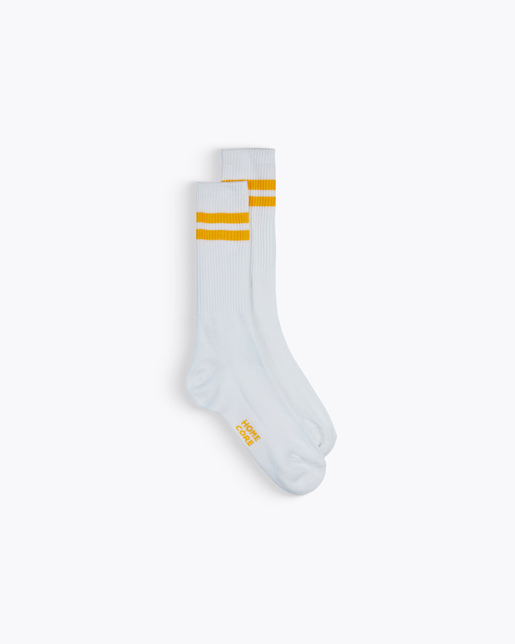 SPORT WHITE-YELLOW SOCKS