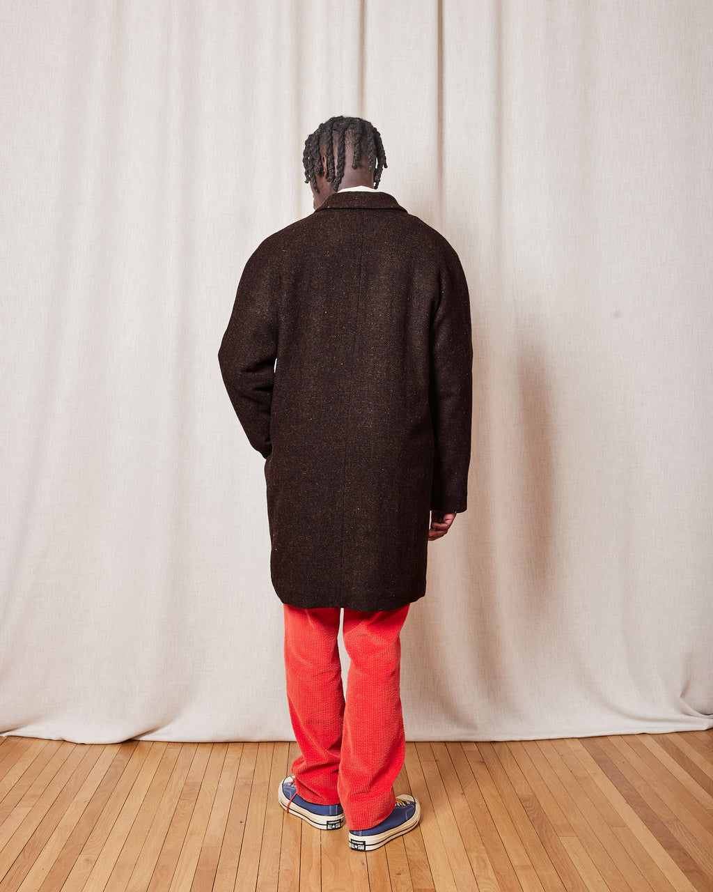 STEVE DIAGO BROWN COAT