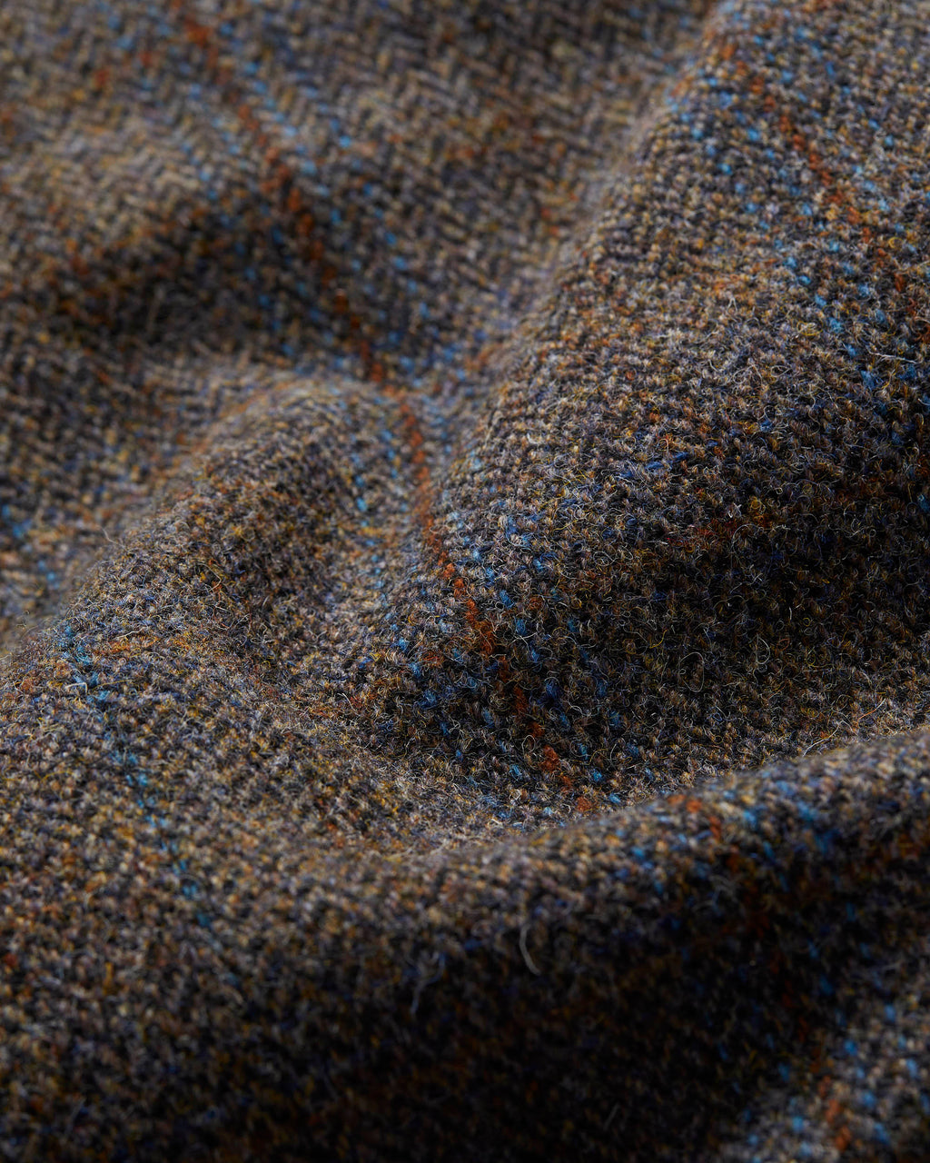 COATS STEVE HARRIS TWEED BLUE CHECKS