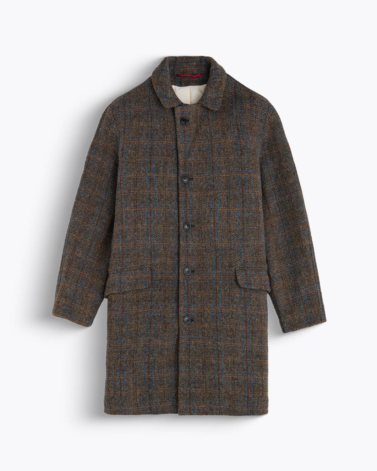 STEVE HARRIS TWEED BLUE CHECKS