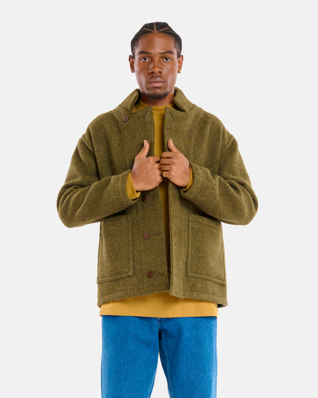 SWIT SHEEP JACKET GREENERY