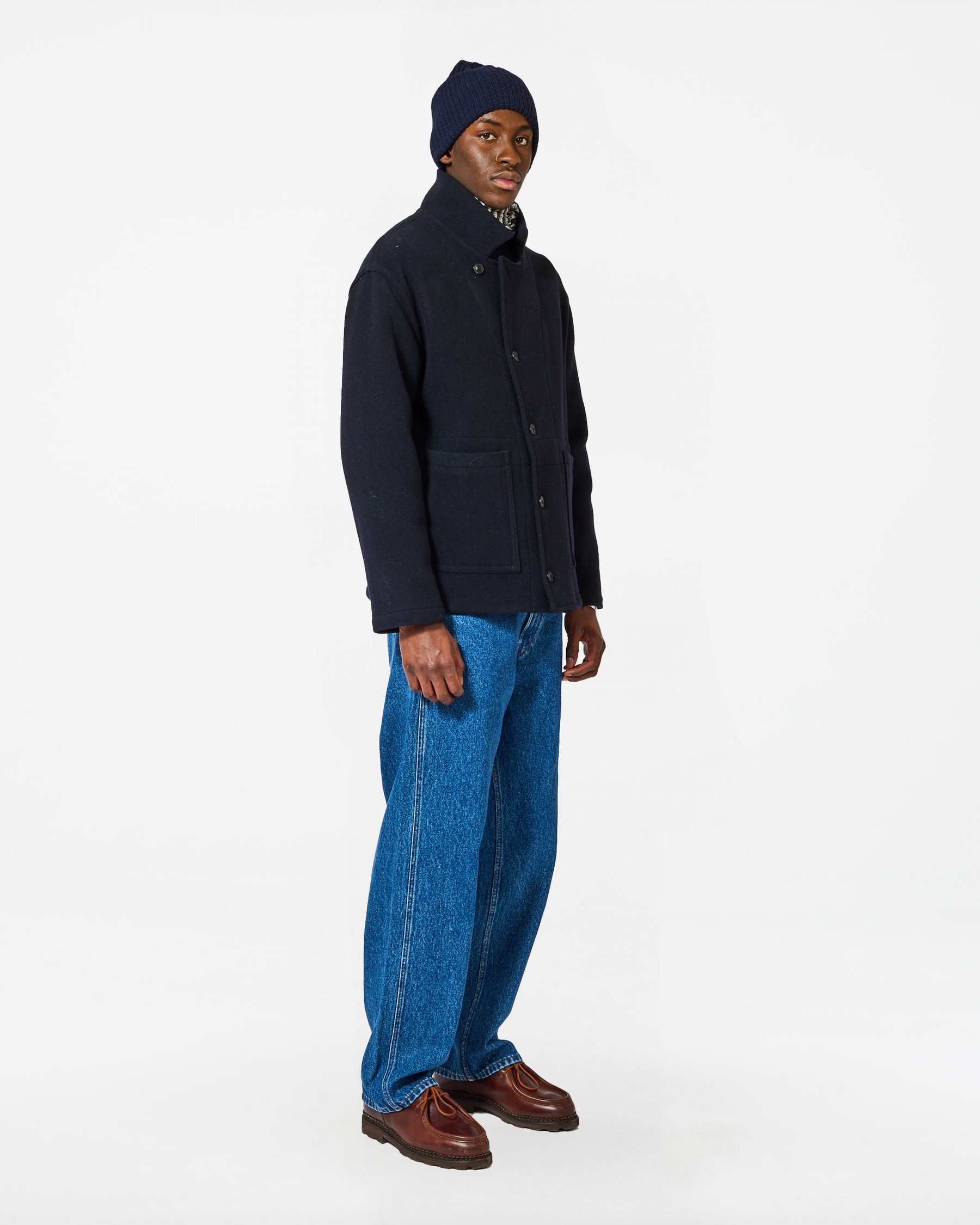 VESTE SWIT WOOL DARK NAVY