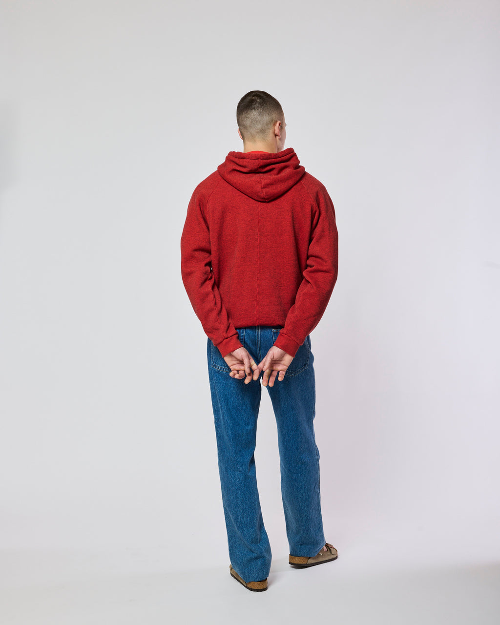 HOODIE TERRY RED HEAT