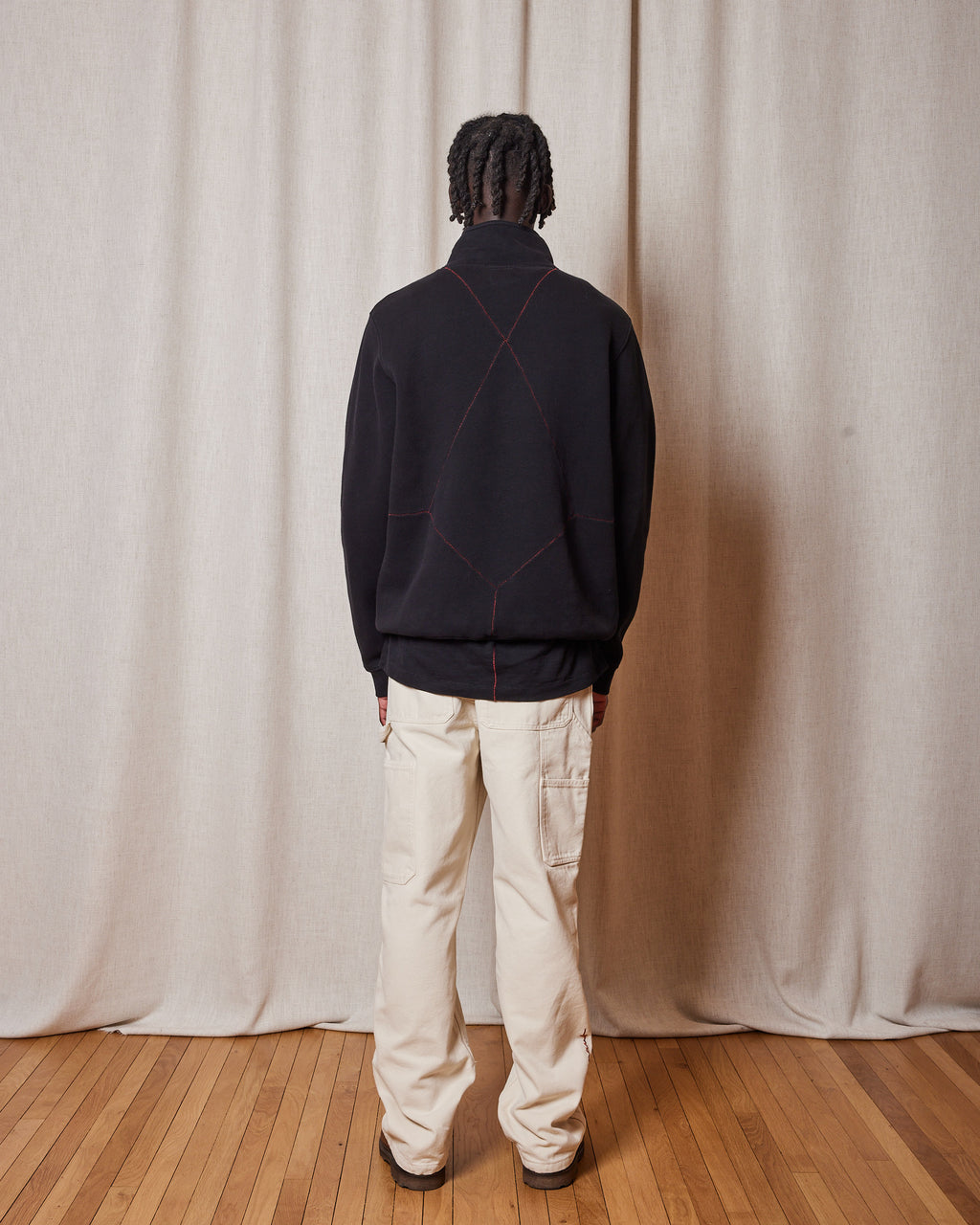 SWEATSHIRT TERRY ENERGY BLACK