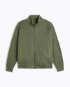 PULL TERRY FULLZIP ROSEMARY GREEN