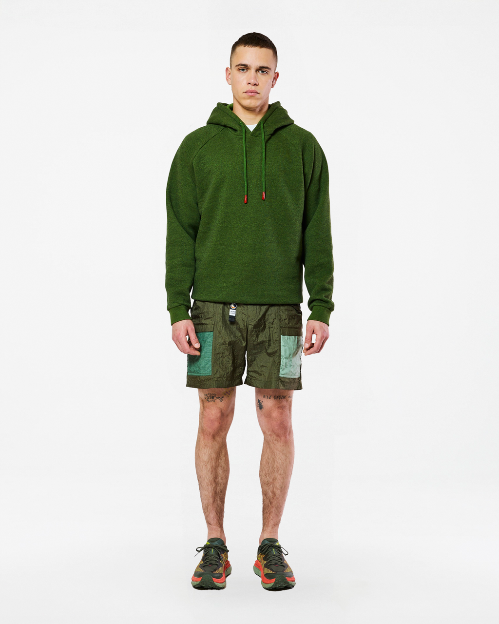 TERRY BIG GREEN HOODIE