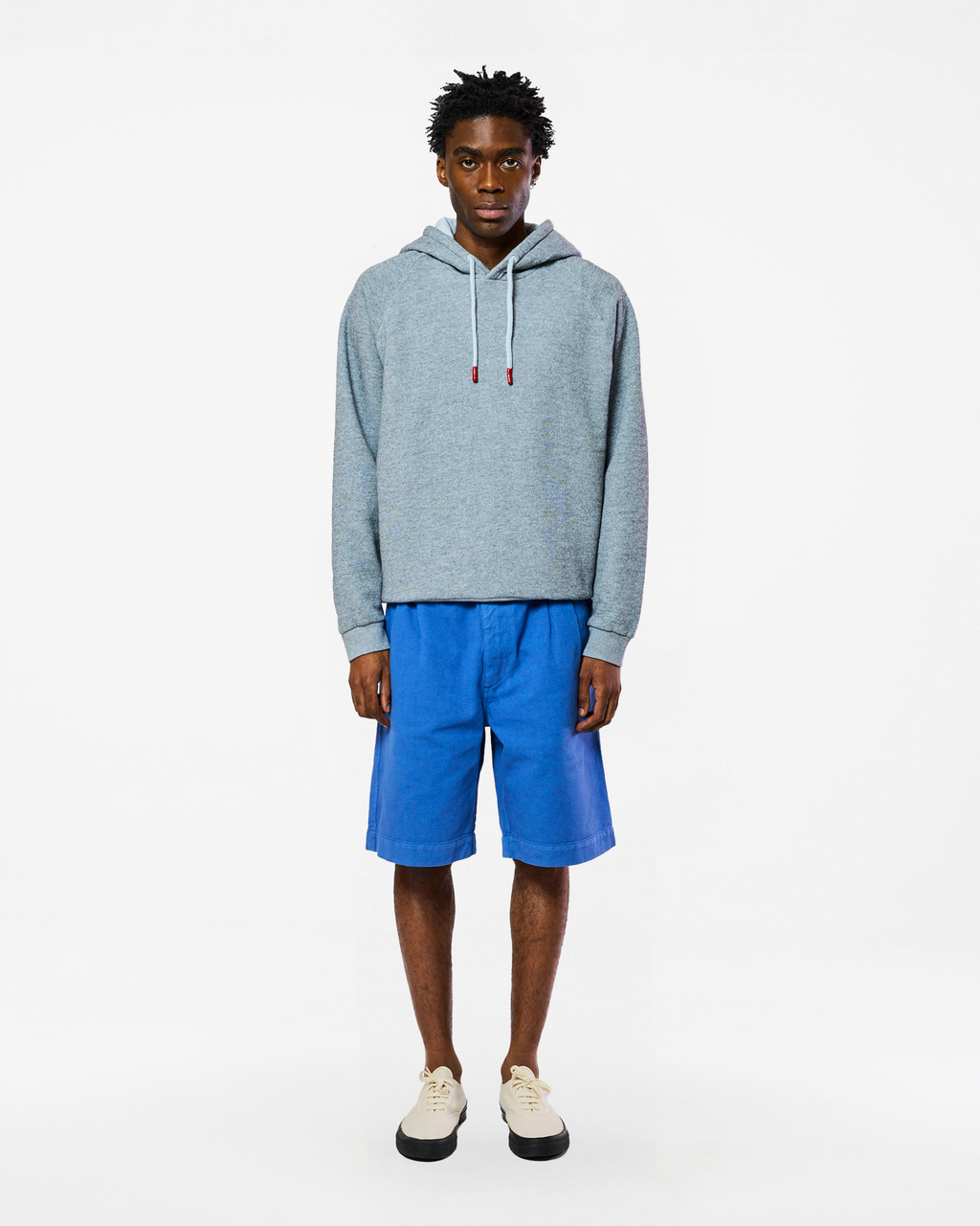 TERRY PASTEL BLUE HOODIE