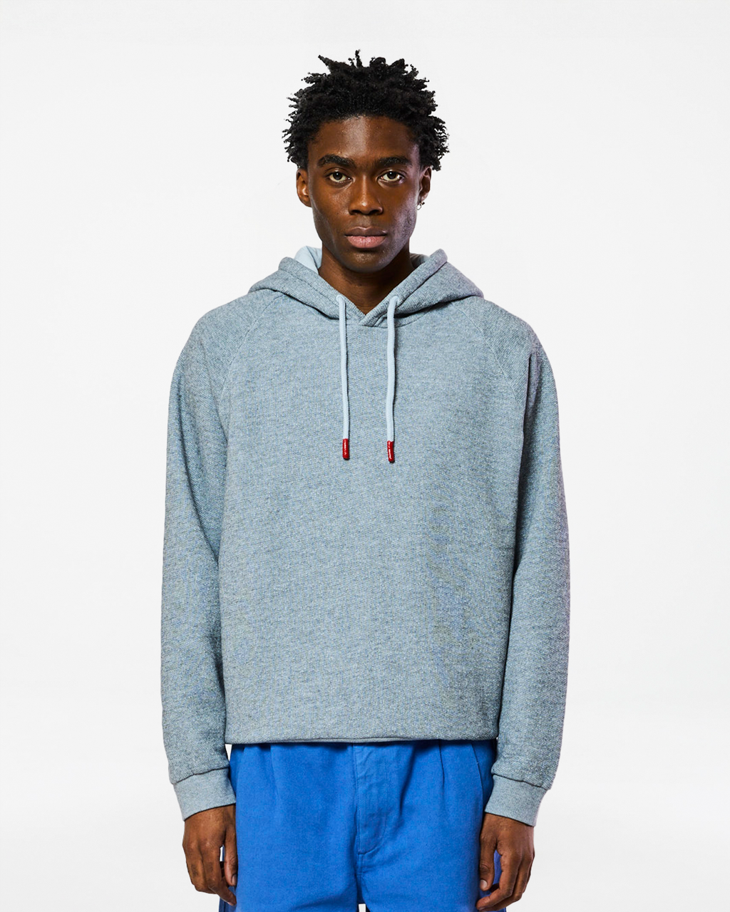 TERRY PASTEL BLUE HOODIE